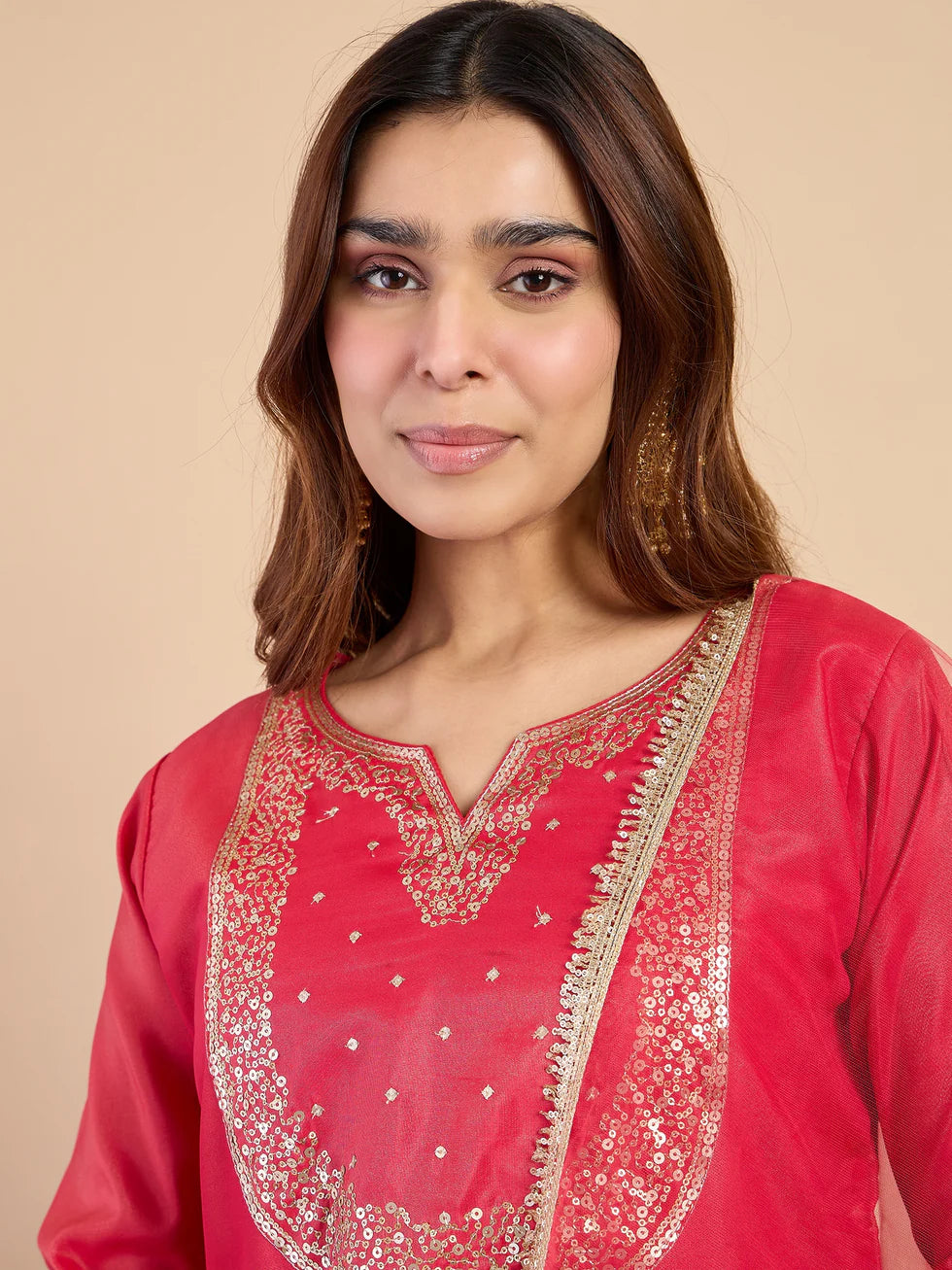 Ira Embroidered Silk Kurta Set