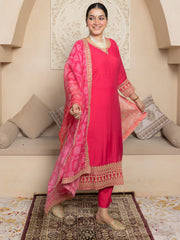 Rani Gulnaar Embroidered Festive Set