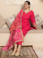 Rani Gulnaar Embroidered Festive Set