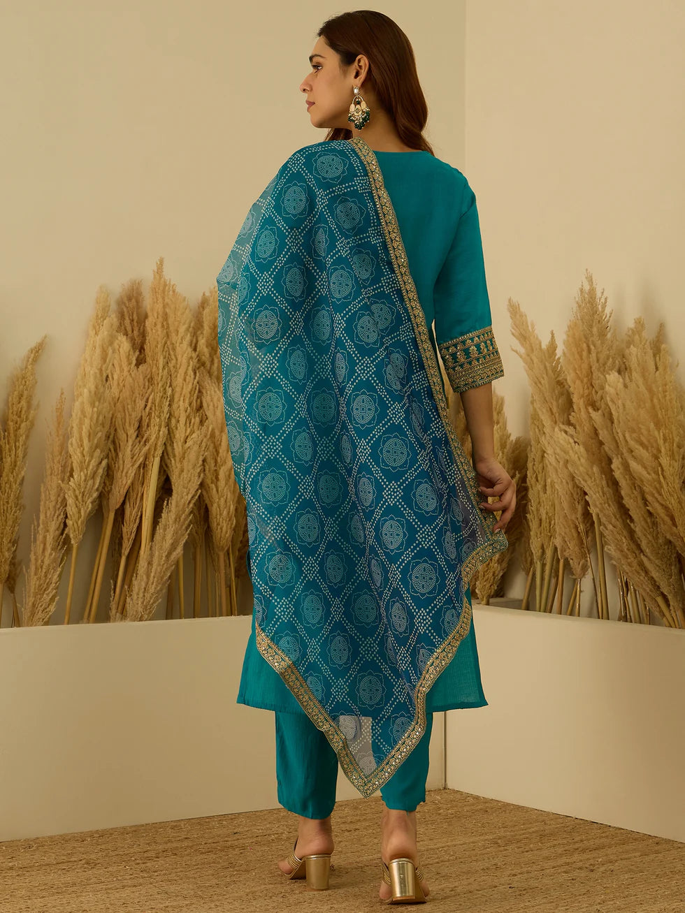Teal Heritage Festive Set