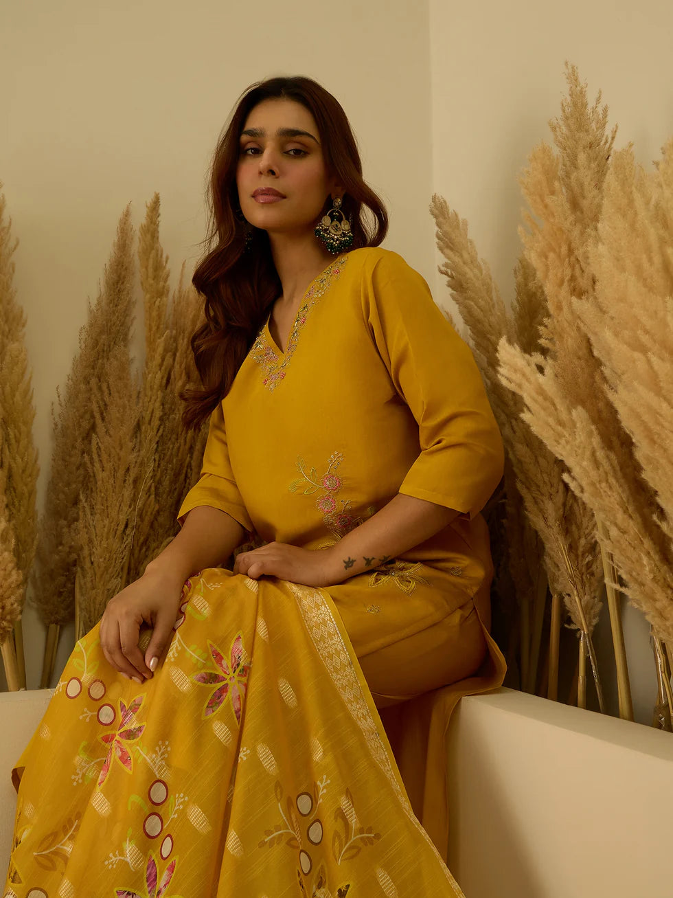 Mustard Blossom Festive Set