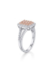 925 Silver Dual Tone Crown Ring for Women