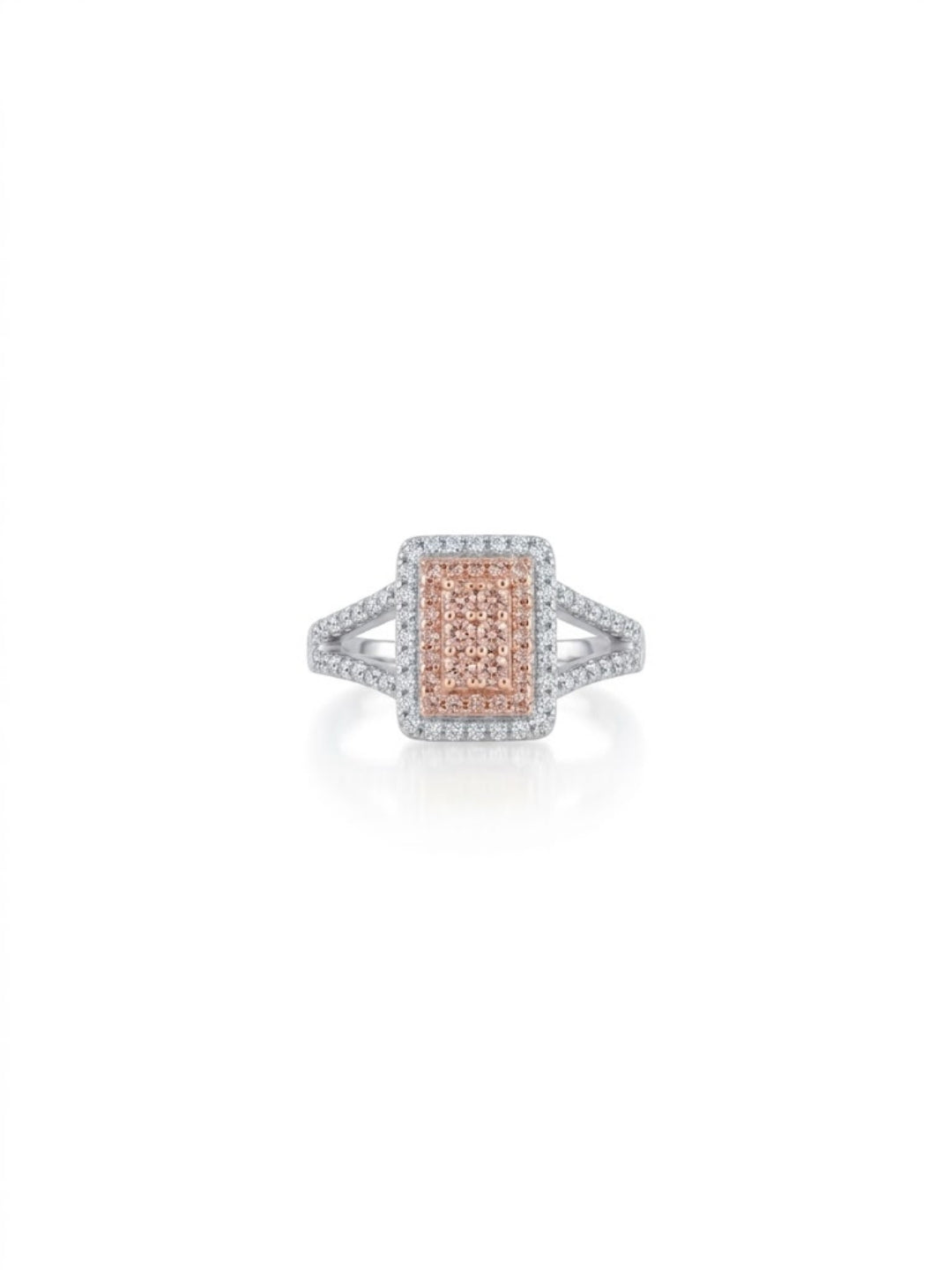 925 Silver Dual Tone Crown Ring for Women