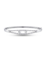 925 Silver Evil Eye Protection Bracelet for Women