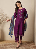 Elara Embroidered Kurta Set