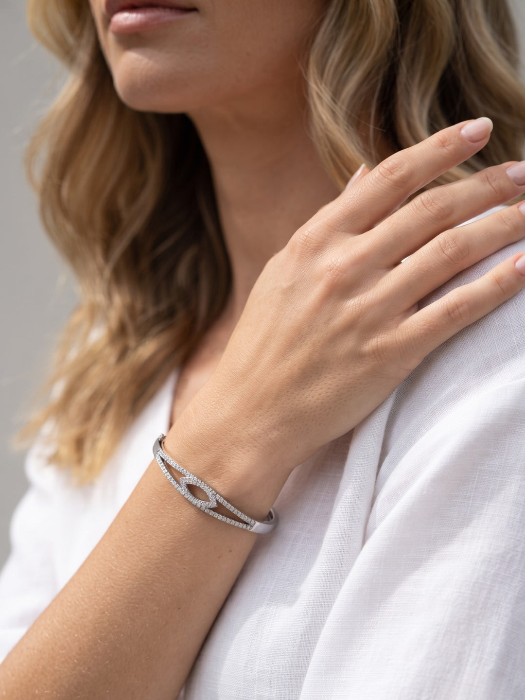 925 Silver Evil Eye Protection Bracelet for Women