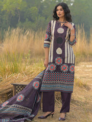 Burgundy Printed Straight Kurta Trousers With Dupatta Set