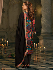 Multi Printed A-Line Kurta Palazzos With Dupatta Set