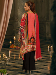 Multi Printed A-Line Kurta Palazzos With Dupatta Set