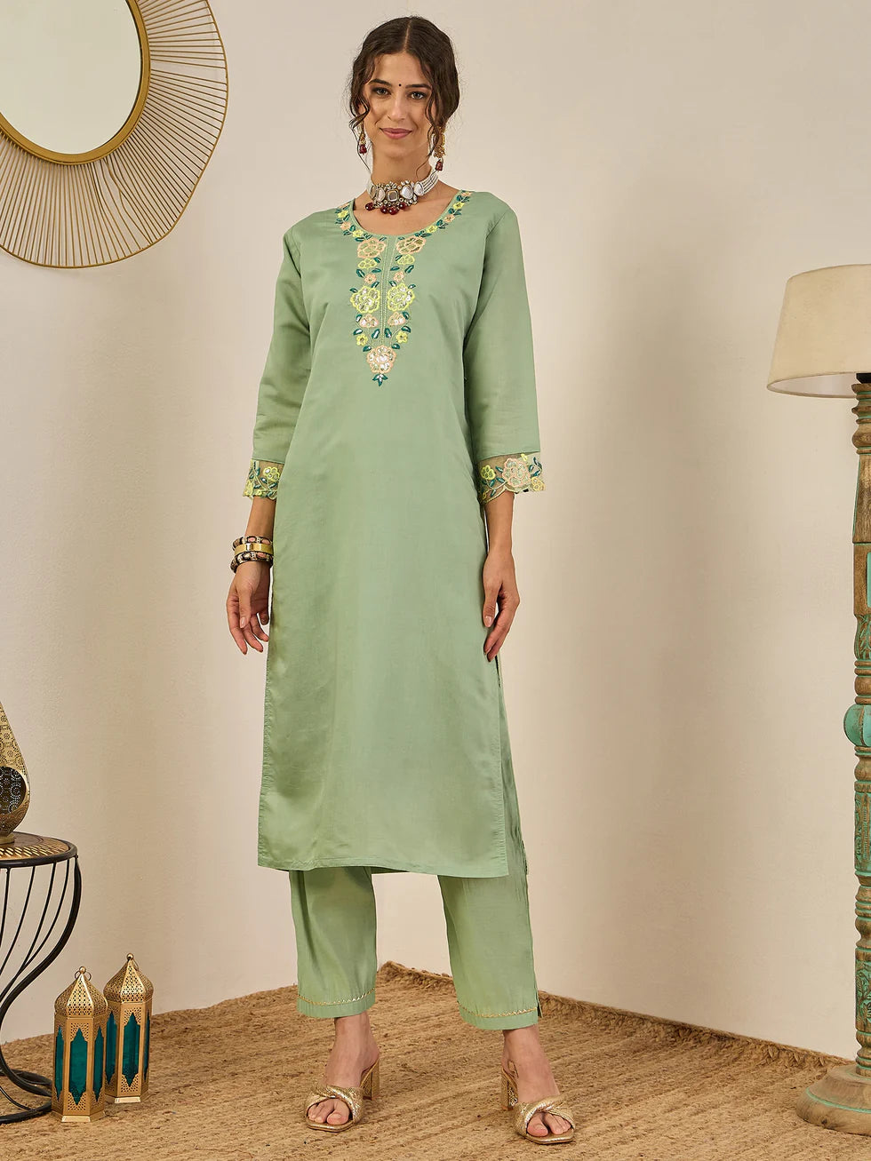 Aarna Embroidered Kurta Set