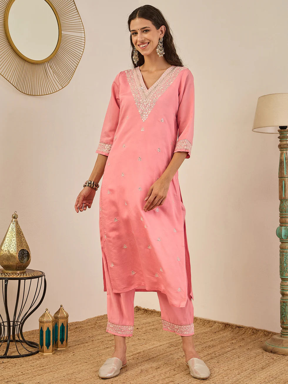Aarohi Embroidered Kurta Set