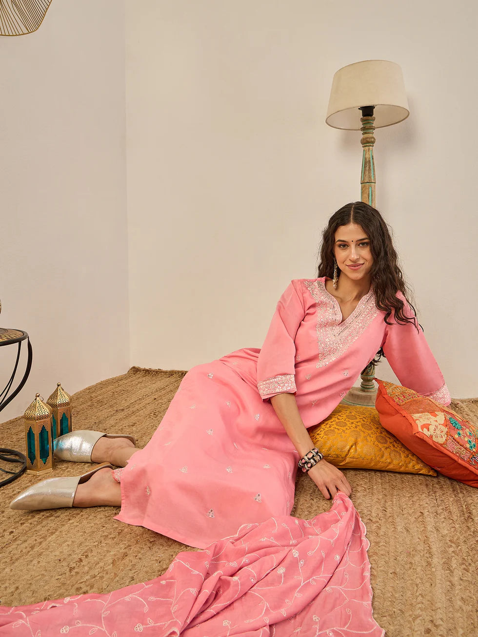 Aarohi Embroidered Kurta Set