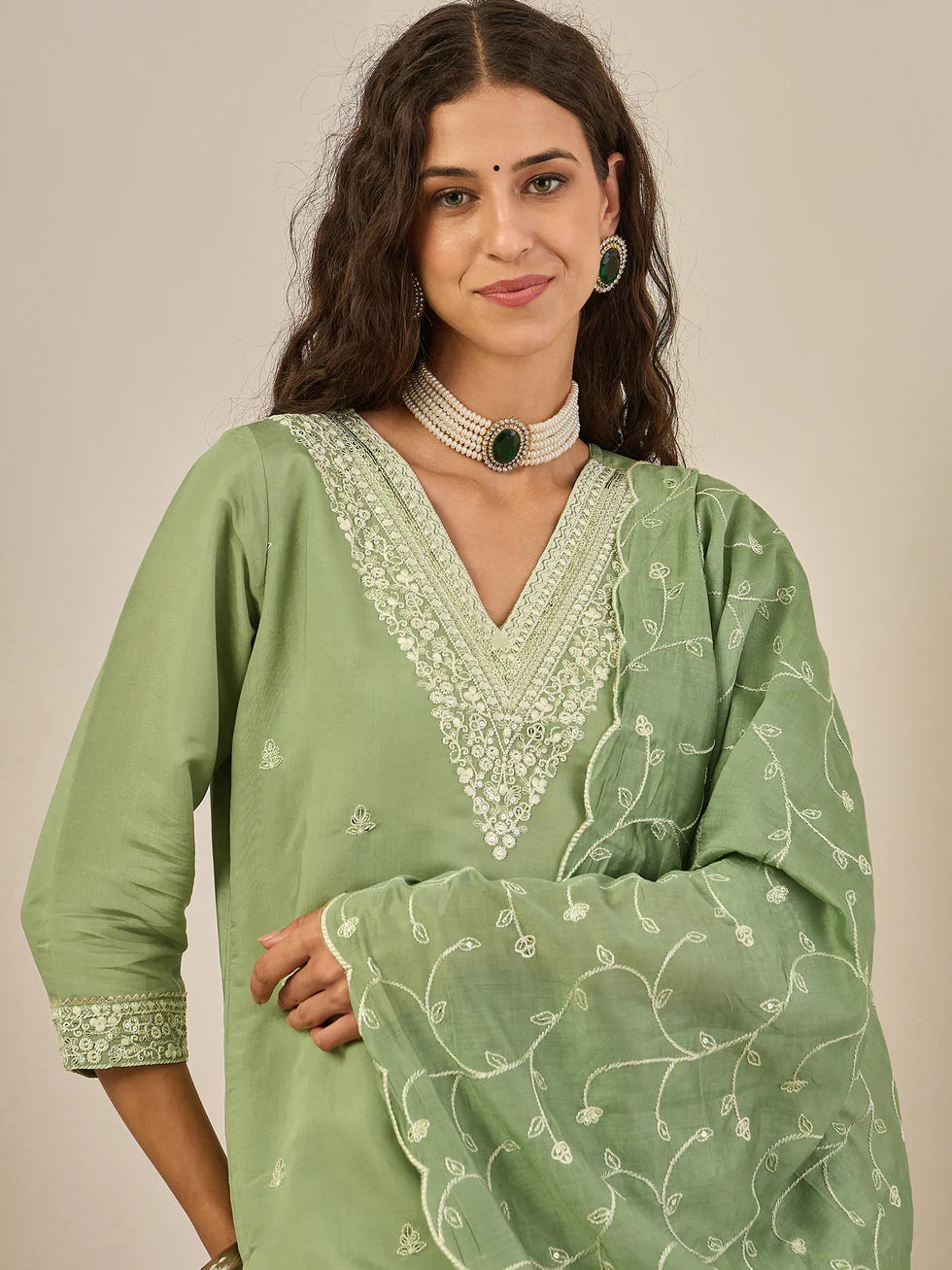 Aarohi Embroidered Kurta Set
