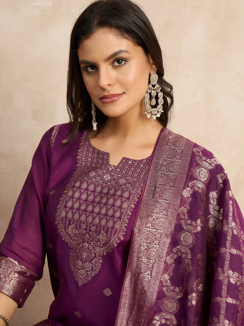 Vaanya Banarasi Kurta Set