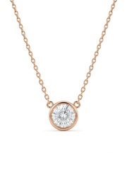 925 Sterling Silver Radiant Luxe Solitaire Necklace for Women