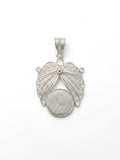 925 Sterling Silver Butterfly Bloom Filigree Pendant For Women