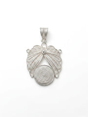 925 Sterling Silver Butterfly Bloom Filigree Pendant For Women