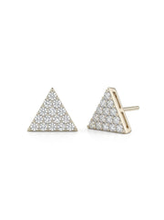 925 Silver earrings Trinity Spark Stud Earrings for Women