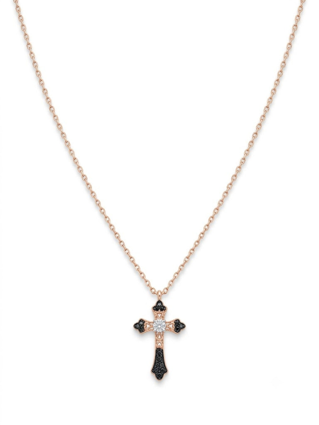 925 Sterling Silver Heritage Faith Cross Necklace for Women