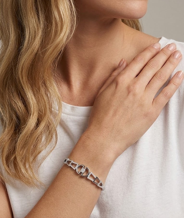 92.5 Sterling Silver Luxe Link Statement Bracelet for Women