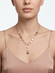 925 Sterling Silver Geometric Hexagon Drop Necklace For Women