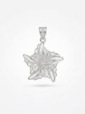 925 Sterling Silver Twilight Star Filigree Pendant For Women