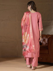 Zaria Floral Silk Kurta Set
