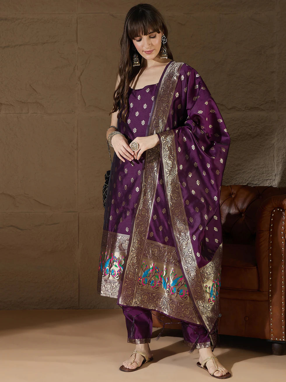 Mayuri Silk Blend Kurta Set