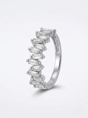 925 Silver Baguette Luxe Band Ring for Women