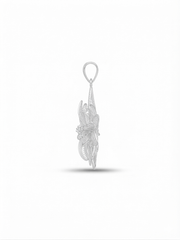 925 Sterling Silver Celestial Bloom Filigree Pendant For Women