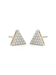 925 Silver earrings Trinity Spark Stud Earrings for Women