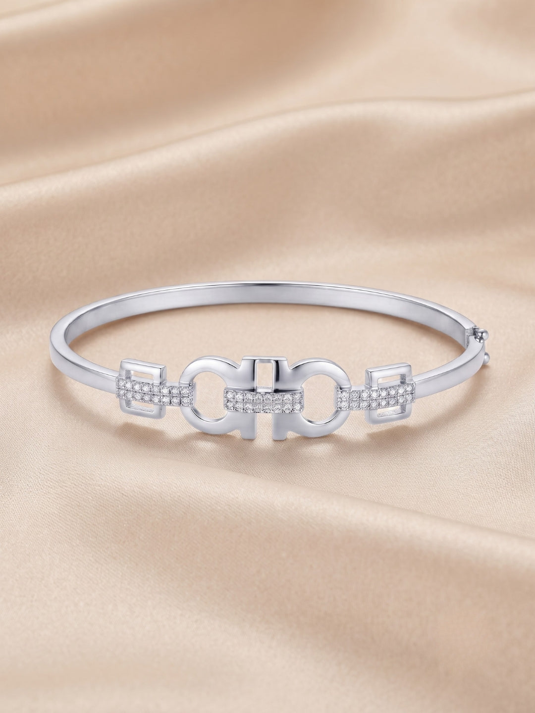 925 Silver Celeste Link Sparkle Bracelet for Women