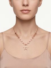 925 Sterling Silver Textured Disc Star Pendant Necklace For Women
