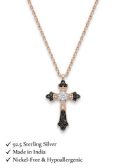 925 Sterling Silver Heritage Faith Cross Necklace for Women