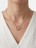 925 Sterling Silver Cosmic Orbit Star Necklace for Women