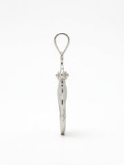 925 Sterling Silver Butterfly Bloom Filigree Pendant For Women