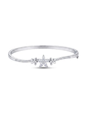 925 Silver Floral Bloom Bracelet for Women