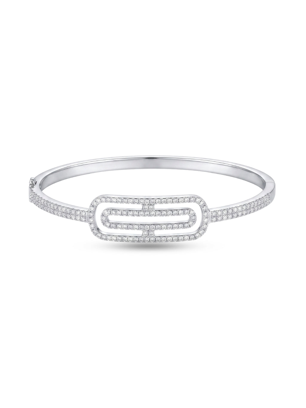 925 Silver Modern Loop Luxe Bracelet for Women