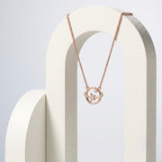 925 Sterling Silver Cosmic Orbit Star Necklace for Women