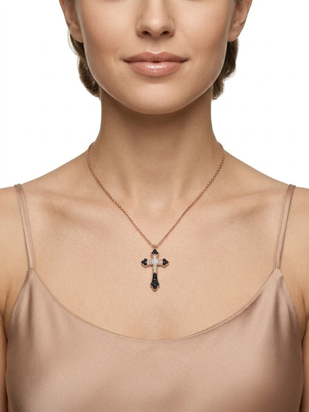 925 Sterling Silver Heritage Faith Cross Necklace for Women