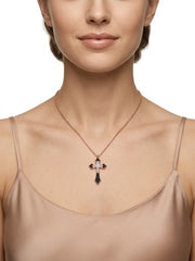 925 Sterling Silver Heritage Faith Cross Necklace for Women