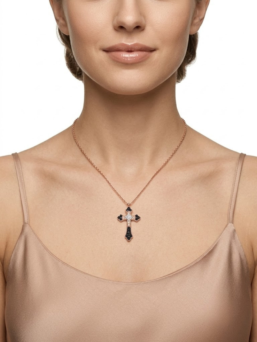 925 Sterling Silver Heritage Faith Cross Necklace for Women