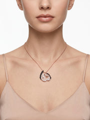 925 Sterling Silver Swan Necklace for Women