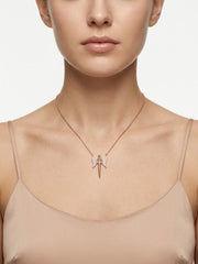 925 Sterling Silver Divine Guardian Angel Charm Necklace for Women