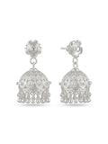 925 Silver Filigree Dome Jhumka Earrings for Women