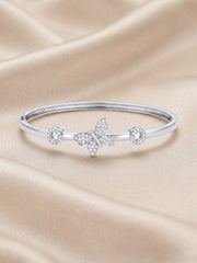 925 Silver Flutter Grace Butterfly Bracelet for Women