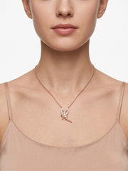 925 Sterling Silver Enchanted Pixie Wings Necklace for Women