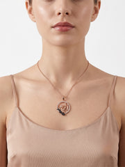 925 Sterling Silver Angel Musical Pendant Necklace for Women