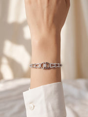 92.5 Sterling Silver Luxe Link Statement Bracelet for Women