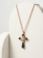 925 Sterling Silver Heritage Faith Cross Necklace for Women